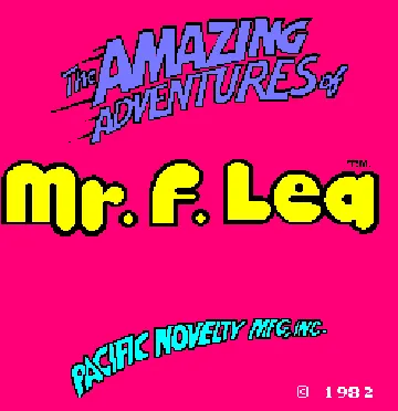 The Amazing Adventures of Mr. F. Lea screen shot title